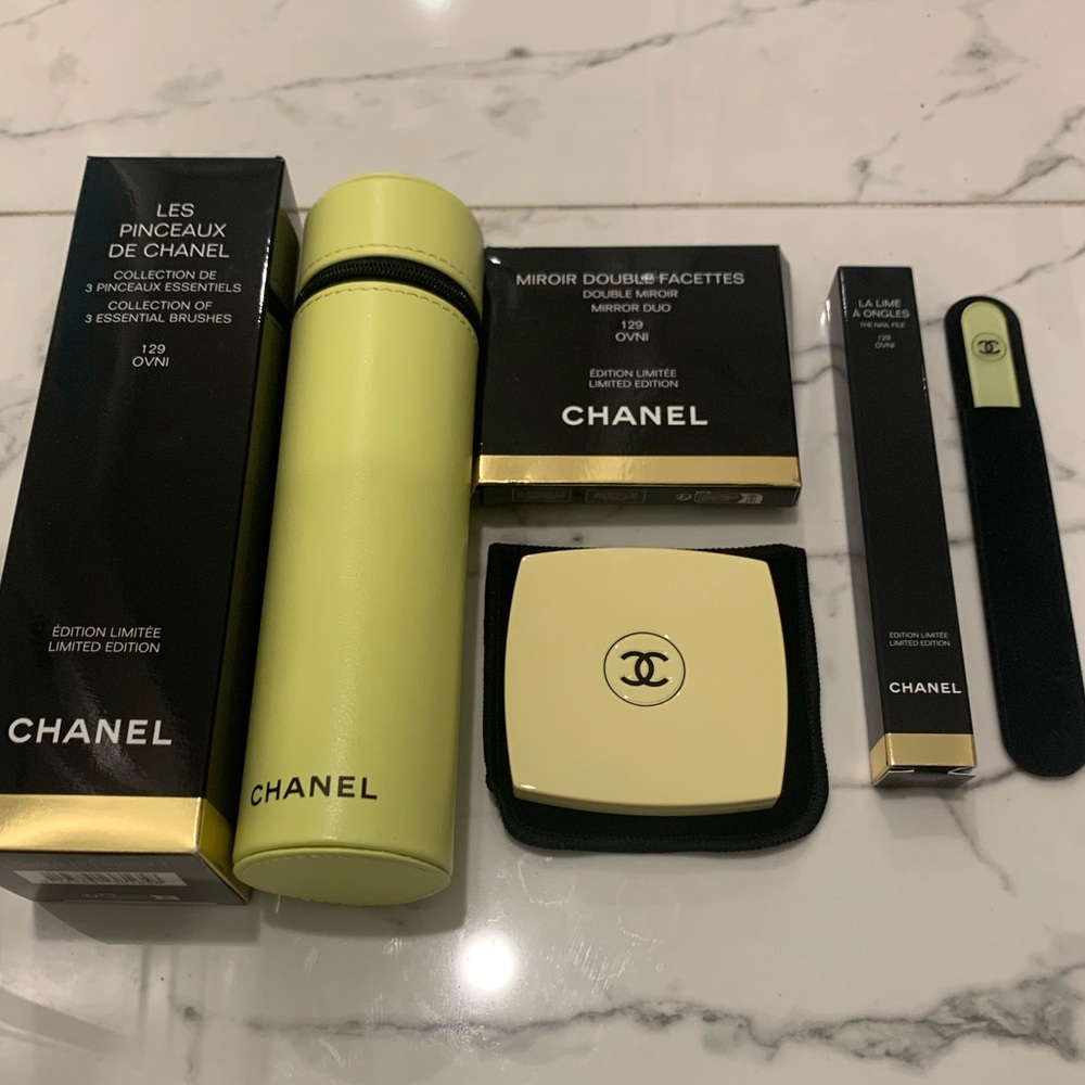 CHANEL les pinceaux de chanel OVNI full set (brush+mirror+file) NIB